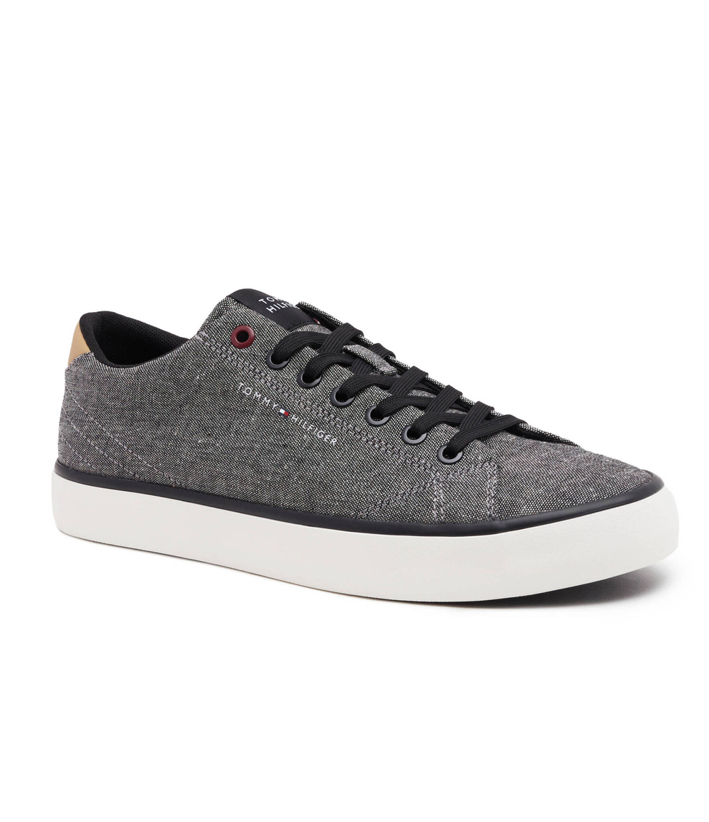 Кроссовки TH HI VULC LOW CHAMBRAY Tommy Hilfiger - графитовый(FM0FM04945)