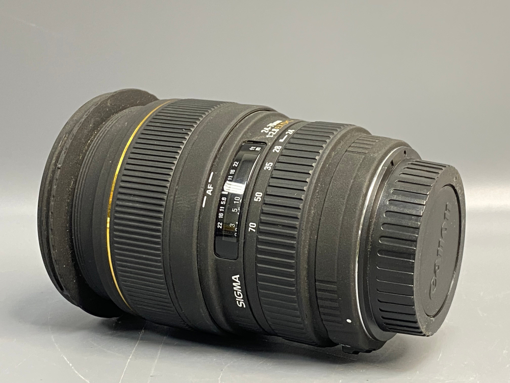 Sigma AF 24-70mm 2.8 Canon налет на линзе