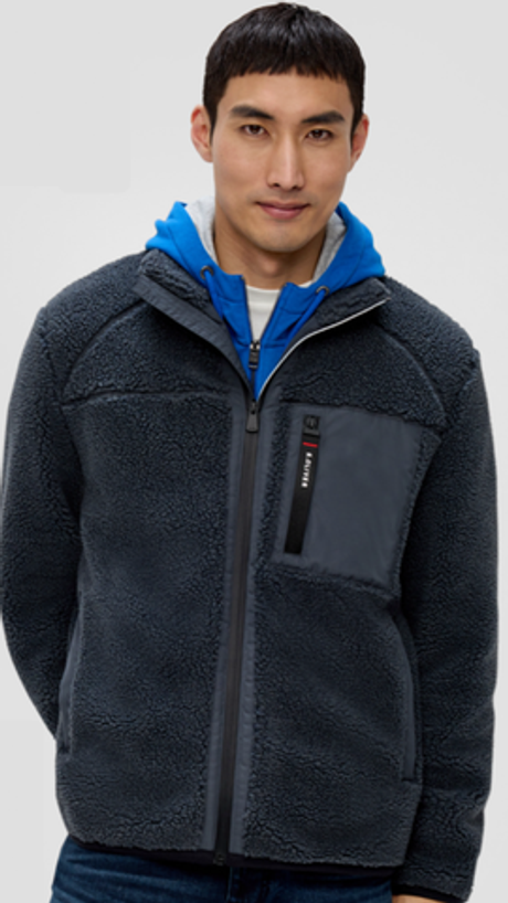 Куртка мужская из теплого плюша тедди s.Oliver