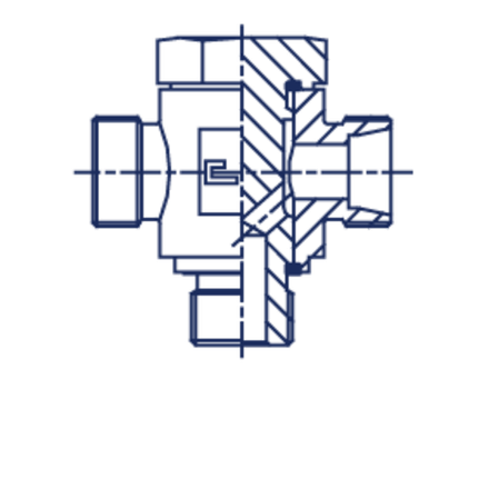 Соединение JTE DS16 BSP 1/2 (корпус)