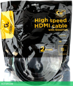 Кабель Cablexpert CCF2-HDMI4-15M HDMI - HDMI 15 м черный