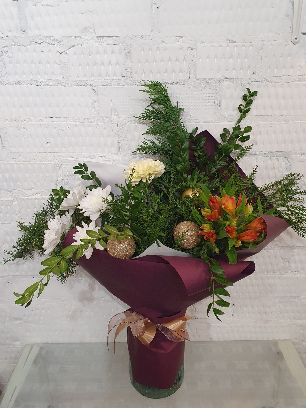 Букет сборный новогодний