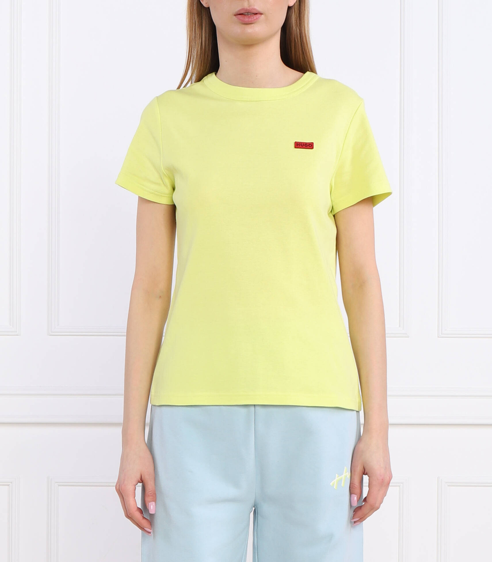 Футболка Classic Tee_1 HUGO - лимонный(50489117)