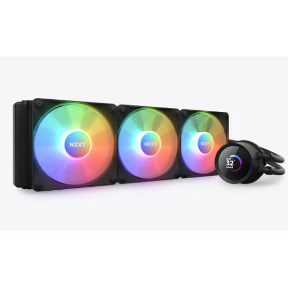 Система водного охлаждения NZXT Kraken 360 RGB S1700/115x/1200/AM3+/AM4/AM5/sTRX4/TR4 Black RTL