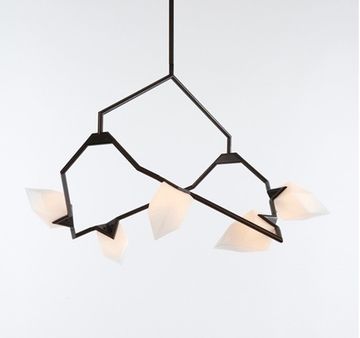replica Seed chandelier by BB for Roll & Hill ( black )