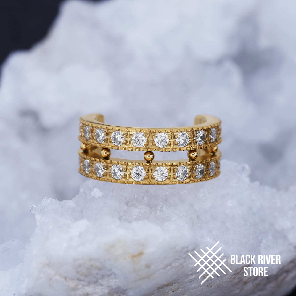 Кликер Orion Crystal PVD Yellow 1.2мм