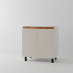 Кухонный модуль напольный, 80х45х83, Виго, кухонный гарнитур, серый, Dipriz