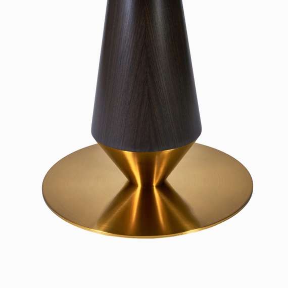 Обеденный стол New Island Ø120 см, белый камень