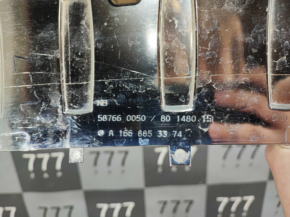 Накладка заднего бампера Mercedes ML GLE (W166) 11-18 Б/У Оригинал a1668853374