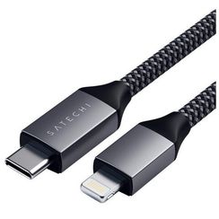 Кабель Satechi Type-C - Lightning 1.8 м (ST-TCL18M) серый космос