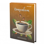Ежедневник недатированный, А5, Alingar, 7БЦ, глянцевая ламинация, линия, 136 л, "Чашечка кофе"