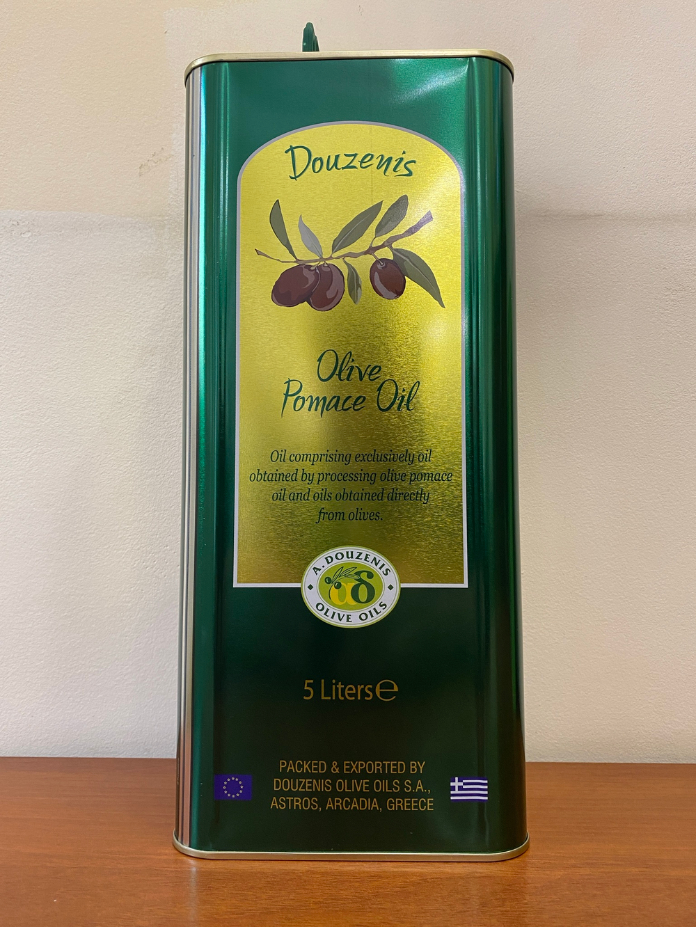 Оливковое масло рафинированное Douzenis 5л, ж/б, Греция