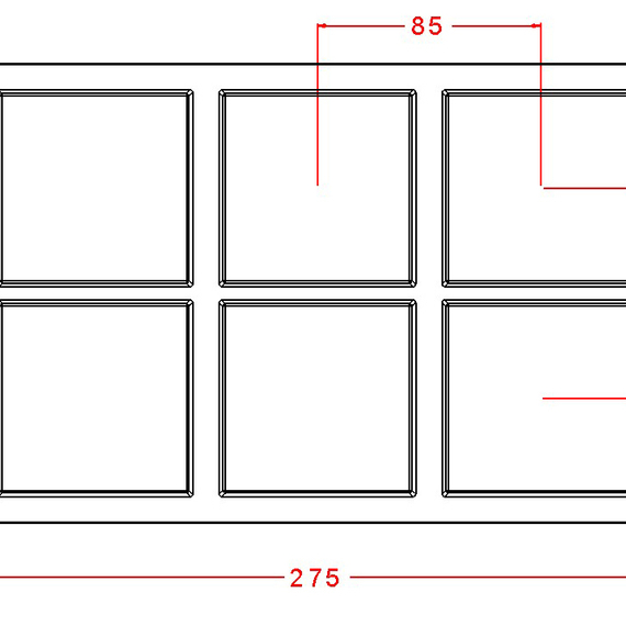 868-у | Форма для шоколадных изделий (275*175мм)