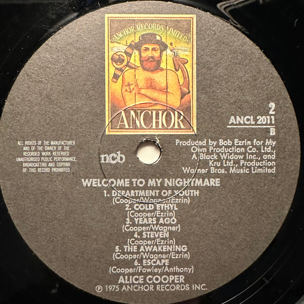 Alice Cooper - Welcome To My Nightmare (Швеция 1975г.)
