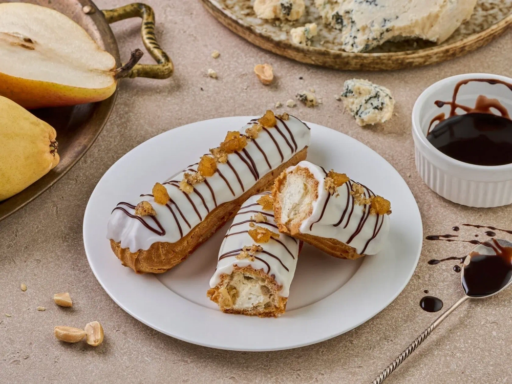 Эклер с грушей и сыром Десертные Истории (60г/5шт)