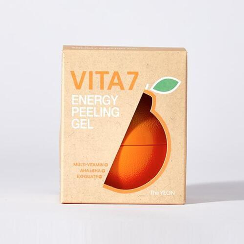 Пилинг-гель для лица энергетический с AHA-BHA кислотами - TheYEON Vita7 energy peeling gel, 100мл