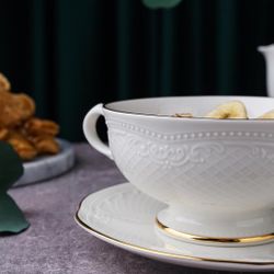 Бульонная пара 280 мл d 11,8 см h6 см Gold Aristocrat Noble [1]