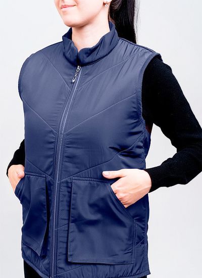 Жилет стеганый из верблюжьей шерсти