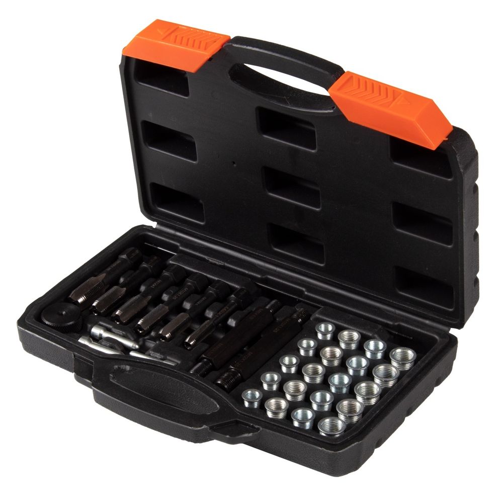 AFFIX (AF10312033C) Набор для восстановления резьбы свечей накаливания, 33 предмета, кейс