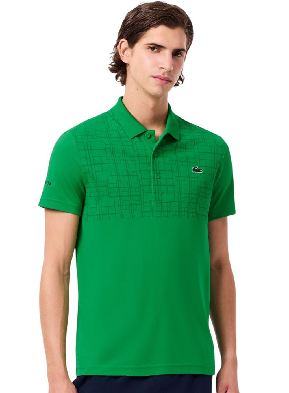 Теннисное поло Lacoste Tennis x Novak Djokovic - pine green