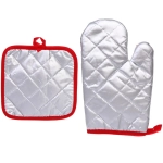 Прихватка в наборе с прихваткой-варежкой «Новогодние мотивы» 25,5*16 см, 17*17 см