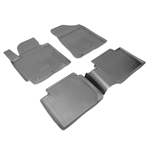 Ковры в салон Norplast/Unidec для Kia Cerato (2013-2017), Черный, арт.NPA11-C43-070