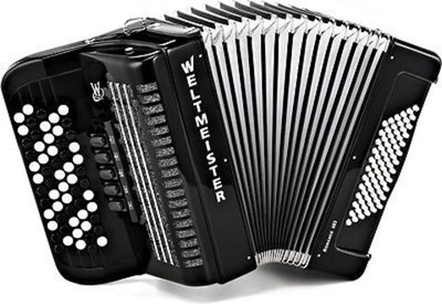 Romance602-II-72/60-BK Romance 602 Аккордеон кнопочный 60/72/II/3, черный, Weltmeister
