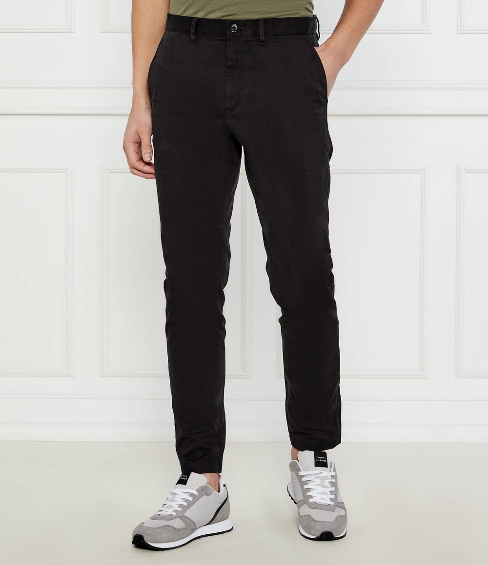 Сатиновые чиносы HARLEM Tommy Hilfiger - черный(MW0MW36708)
