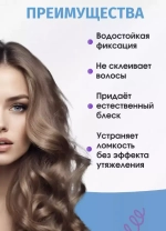 "GLANCE" Лак для волос с биотином BIOTIN ультра сильная фиксация 250мл