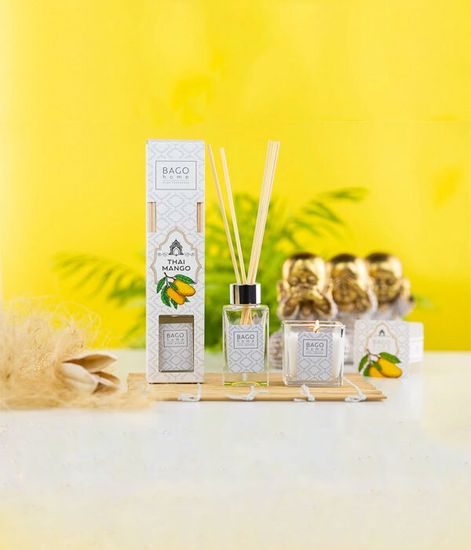 Тайское манго, ароматическая свеча, Bago home