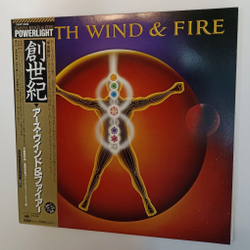 Винтажная виниловая пластинка LP Earth, Wind and Fire Powerlight (Japan 1983) (Obi)