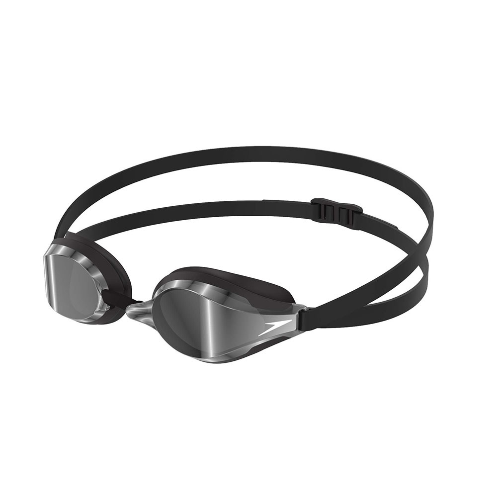 Очки для плав. SPEEDO Fastskin Speedsocket, 8-108973515, ЗЕРКАЛЬНЫЕ линзы, черная оправа