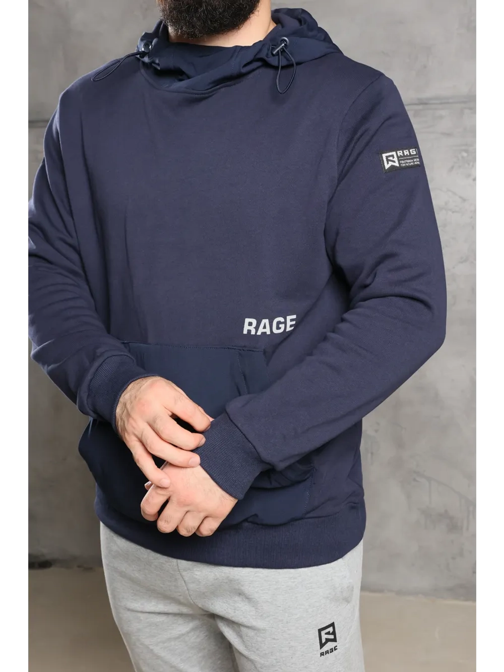 Худи с капюшоном для тренировок и спорта