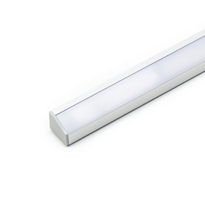 DLIGHT Светодиодный светильник COR без выключателя, кабель СПРАВА, 9.6 W/м, теплый, алюминий