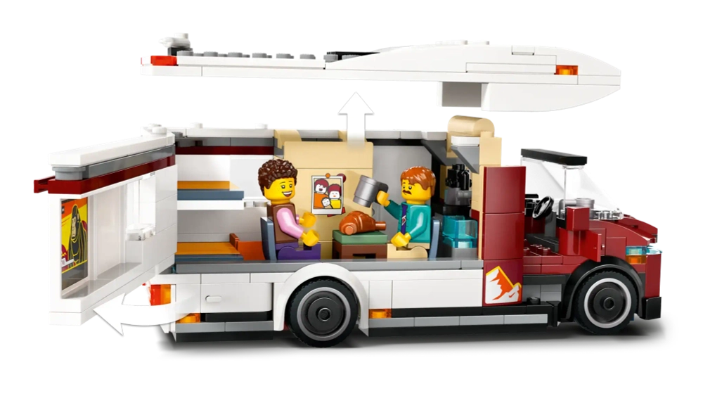 Конструктор LEGO City 60454 Туристический фургон для отдыха и приключений