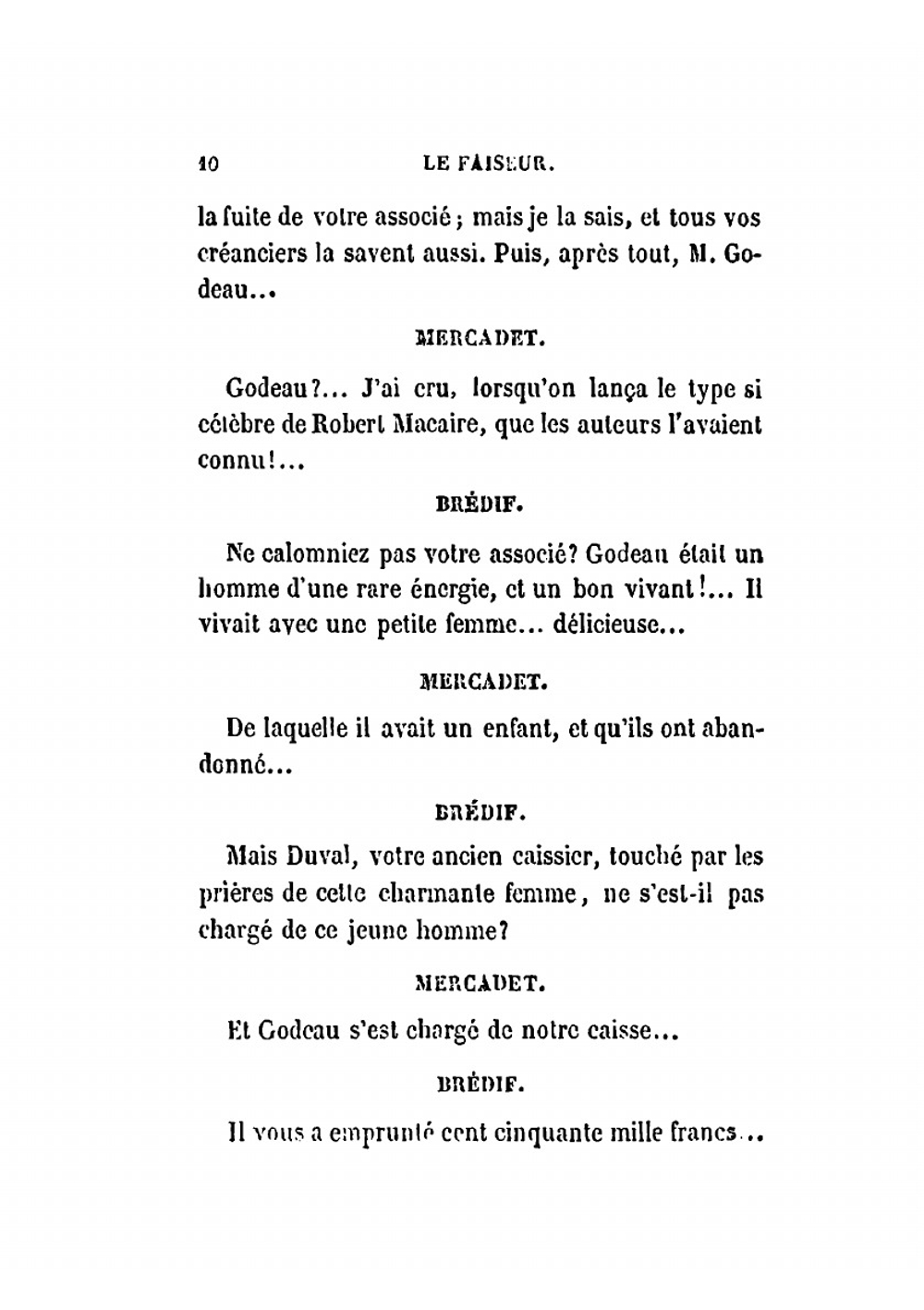 Le Faiseur | Honoré de Balzac
