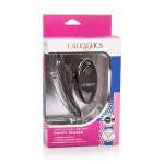 Чёрный вибростимулятор 11,5см для ношения в трусиках California Exotic Novelties Lock-N-Play Remote Panty Teaser SE-0077-60-3