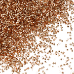 Конфетти фольга Цилиндр розовое золото, Металлик, 0,2 см, 20 г., ВВ