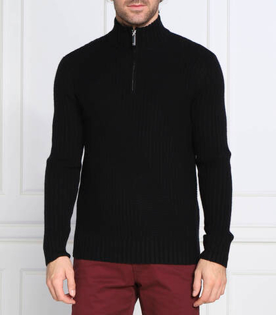 Wełniany свитер MAGLIA Emporio Armani - черный(6L1MY2 1MF2Z)