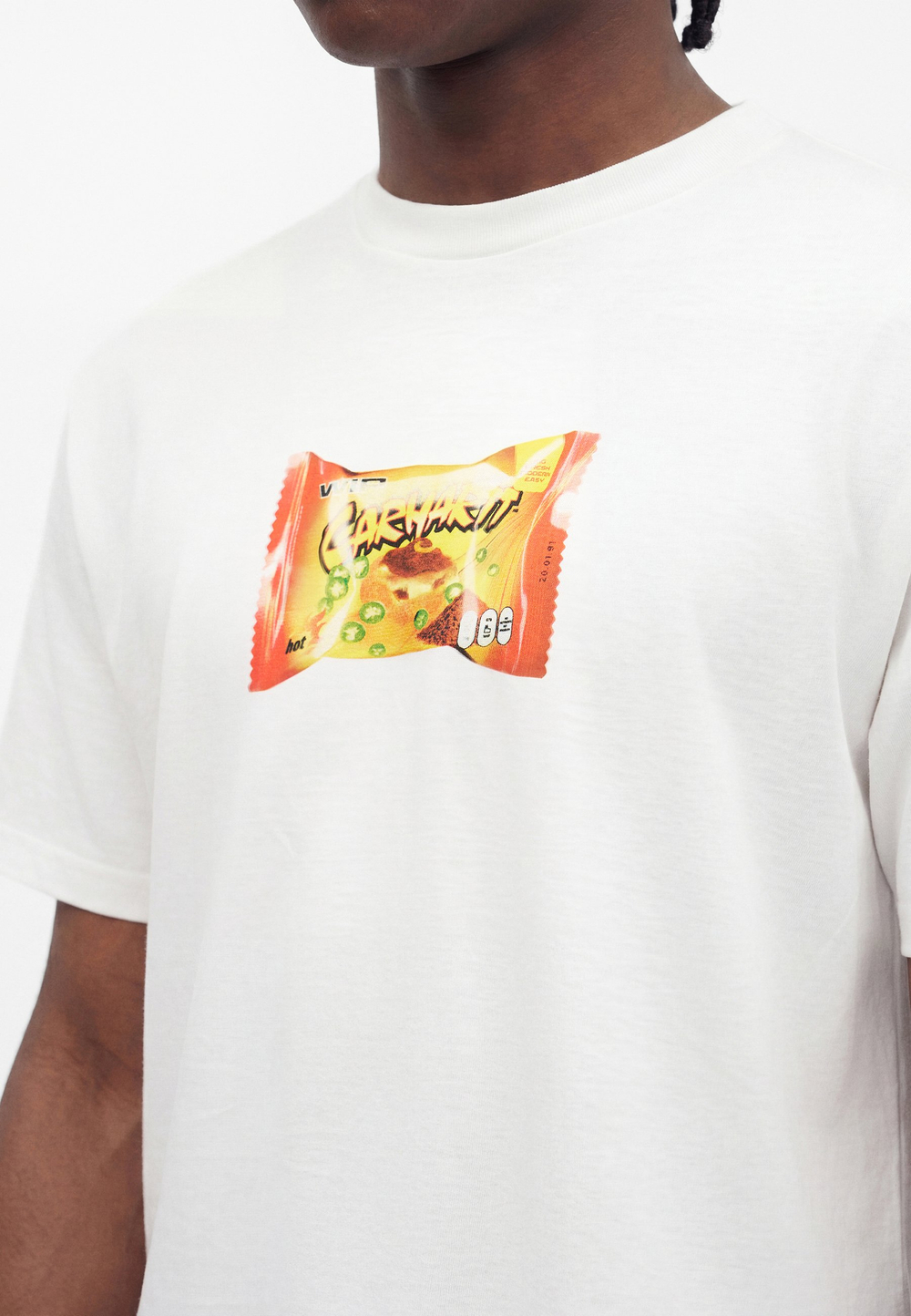 Carhartt WIP S/S ROAD SIDE SNACK T-SHIRT - Футболка с принтом - Белый