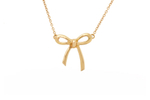 Подвеска из жёлтого золота 18к, Tiffany 💠 Бантик- в наличии