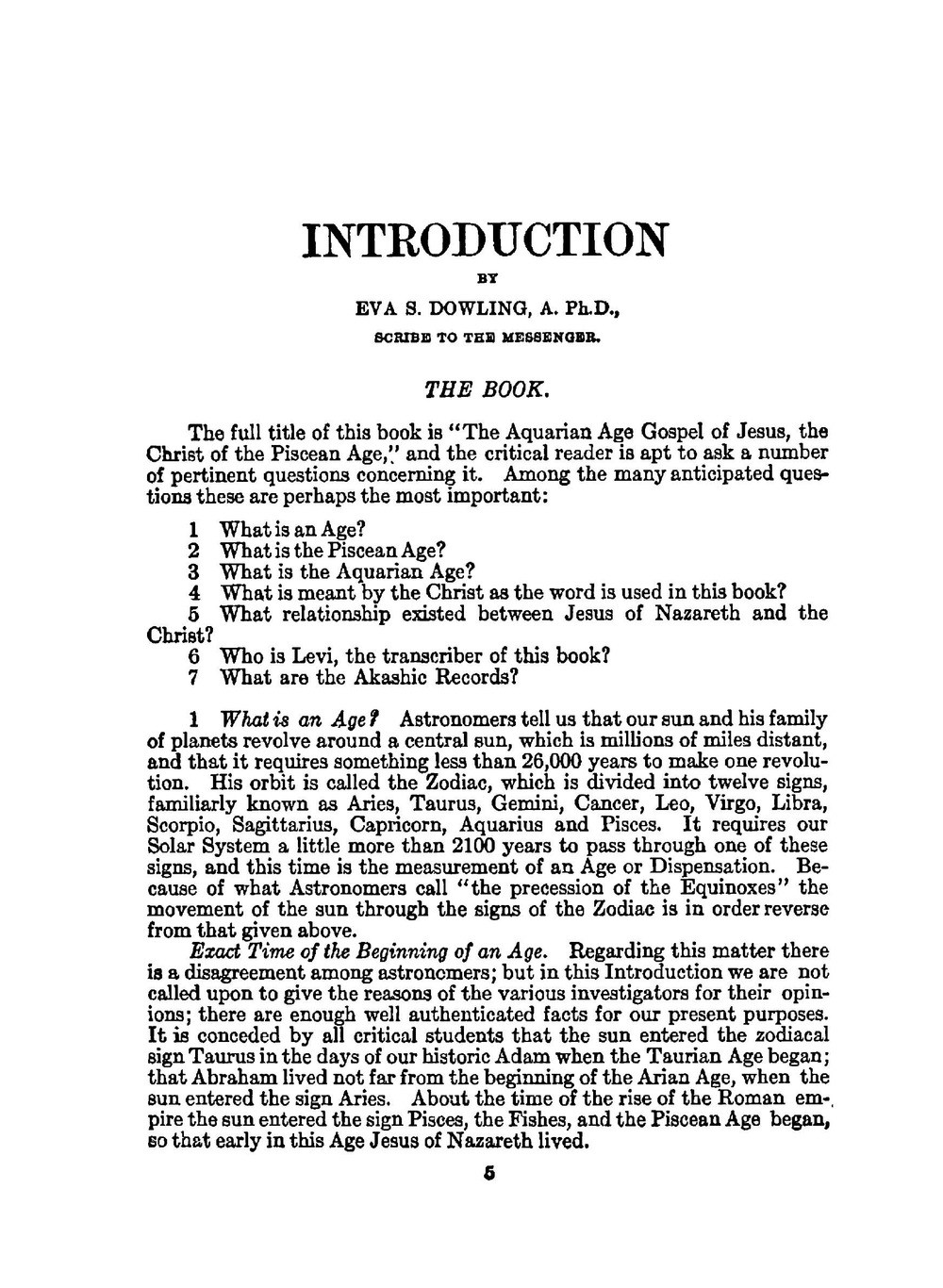 The aquarian gospel of Jesus the Christ | Levi