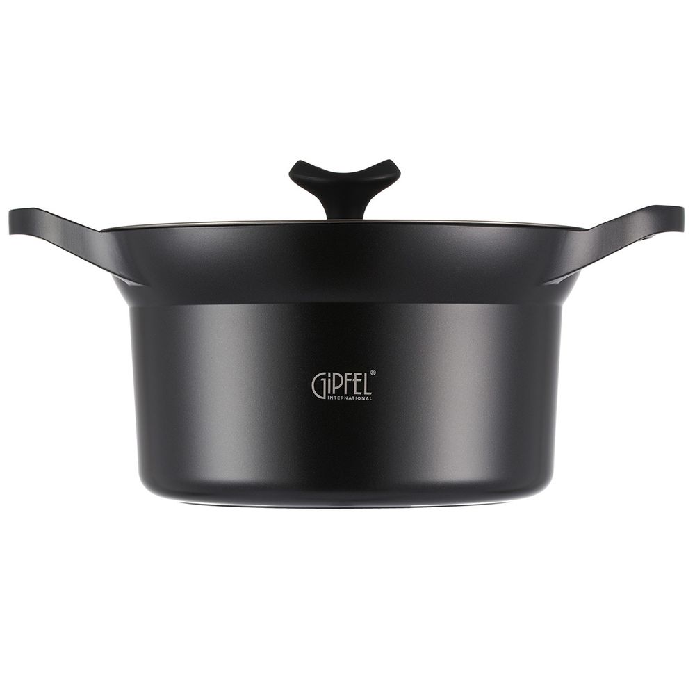 Кастрюля из литого алюминия Gipfel Azul Black 51923 24 см/4,5 л