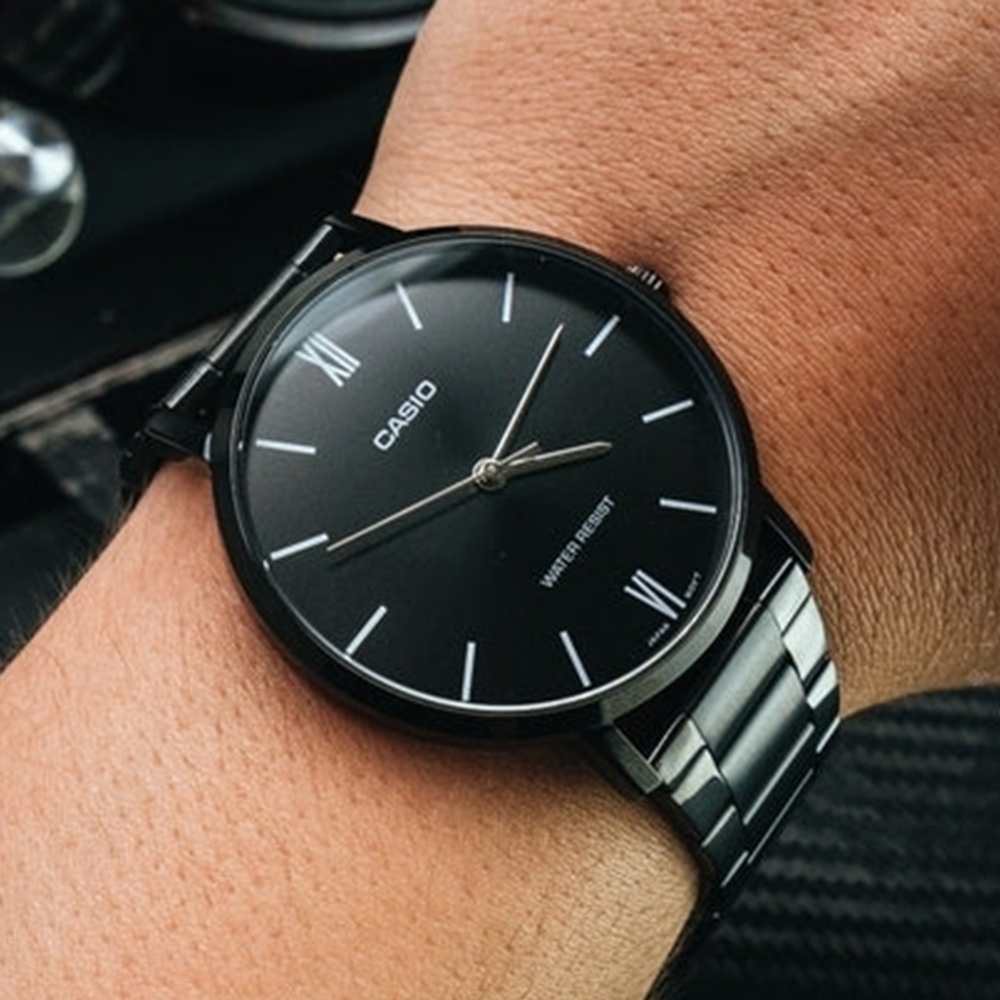 CASIO Analog MTP VT01B 1B