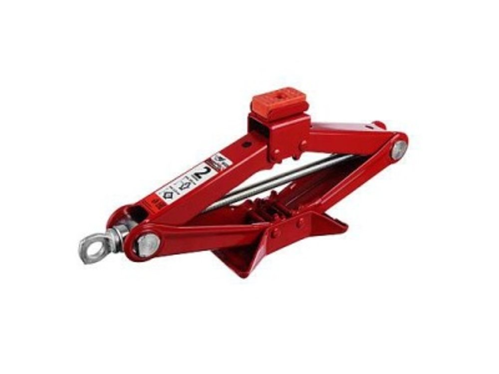 Домкрат механический ромбический 2,0т высота подъема 110-395 резиновая площадка FALCO