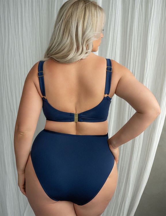 Купальный бюст Kris Line Santorini Soft Full Cup (синий/белый)