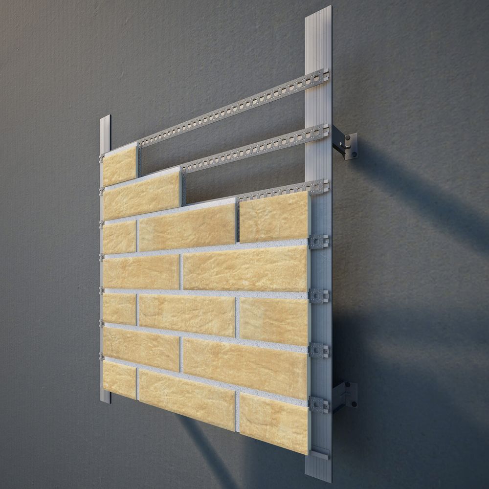 BestPoint Loft brick, Salt, 245x65x12 - Клинкерная плитка для вентфасада/НВФ