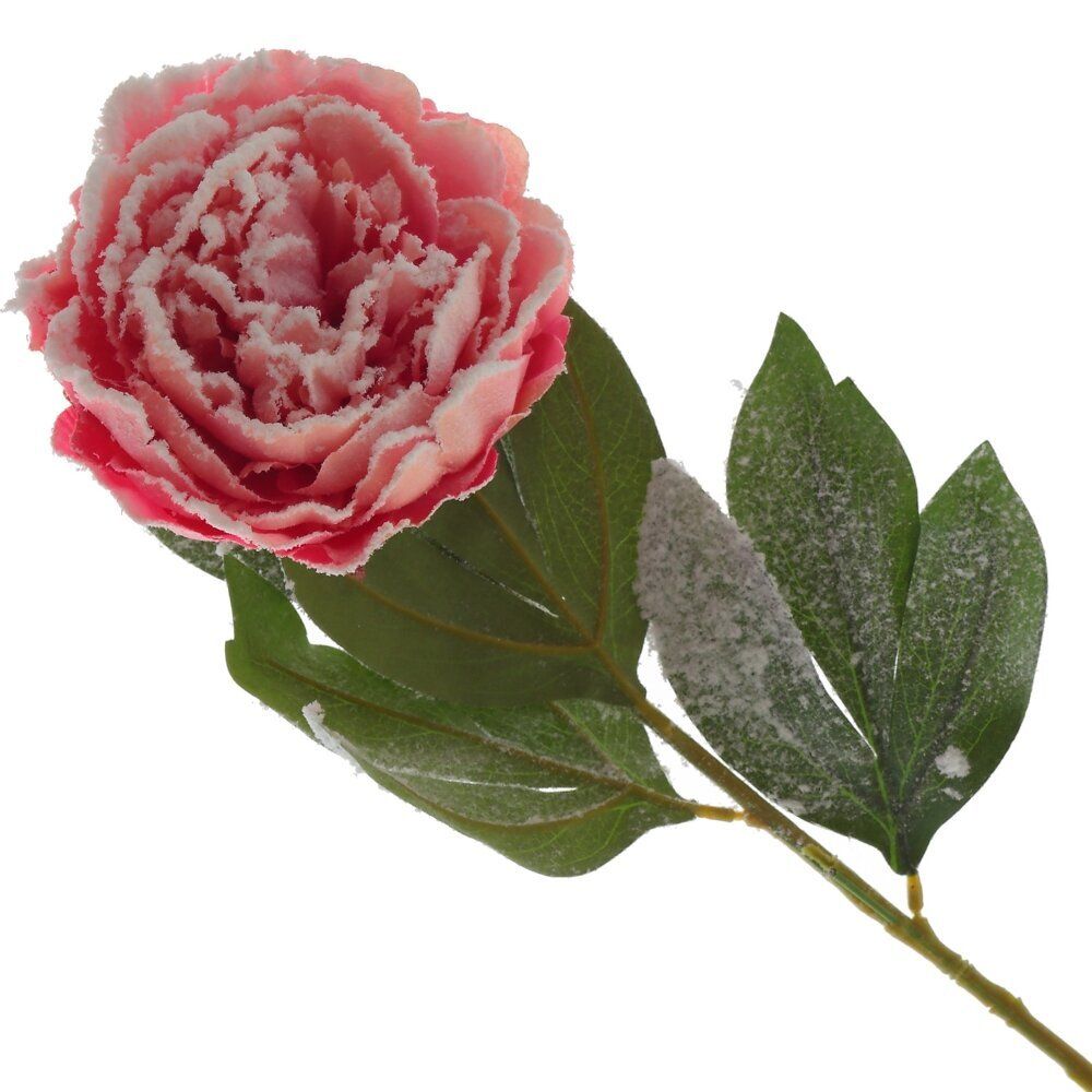 GAEM Цветок искусственный "Снежный пион", L20 W13 H75 см