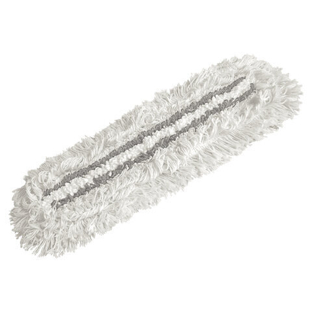 Насадка МОП плоская 42х10 см из хлопка, плотный ворс, для швабры "Natural", YORK