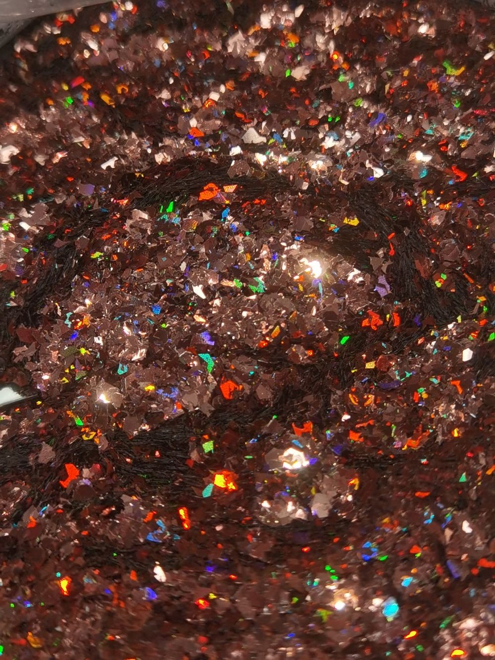 Хлопья - слюда Шоколадный голографик - 88809 - для литья изделий и творчества